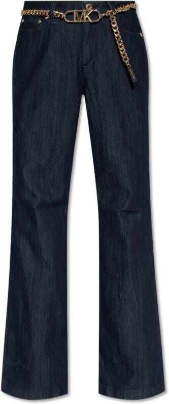 Michael Kors Jeans met ketting Blauw Dames