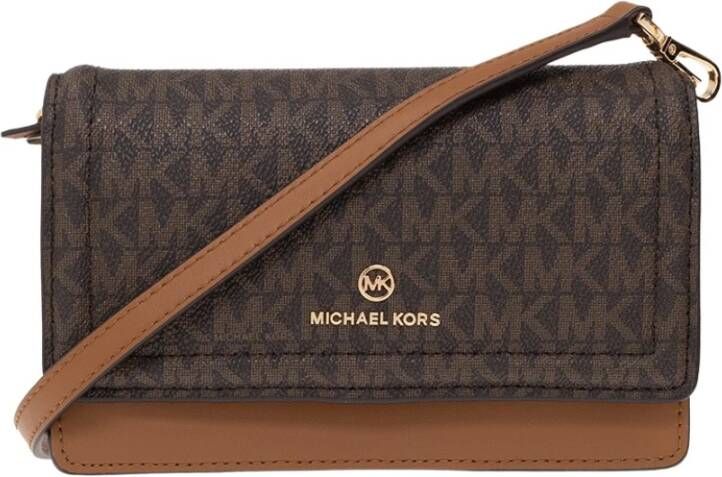 Michael Kors Bruine Schoudertas Sm Phone Crossbody