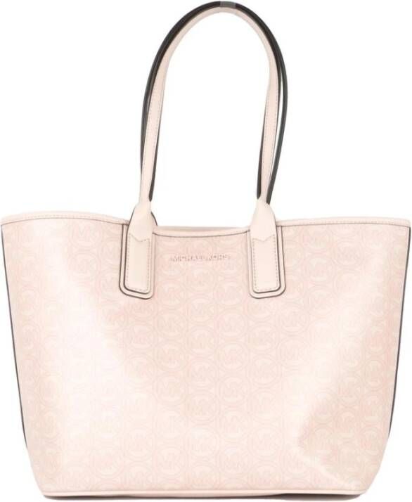 Michael Kors Jodie Medium Recycled Polyester Tote Shoulder Handbag (Powder Blush) Roze Dames