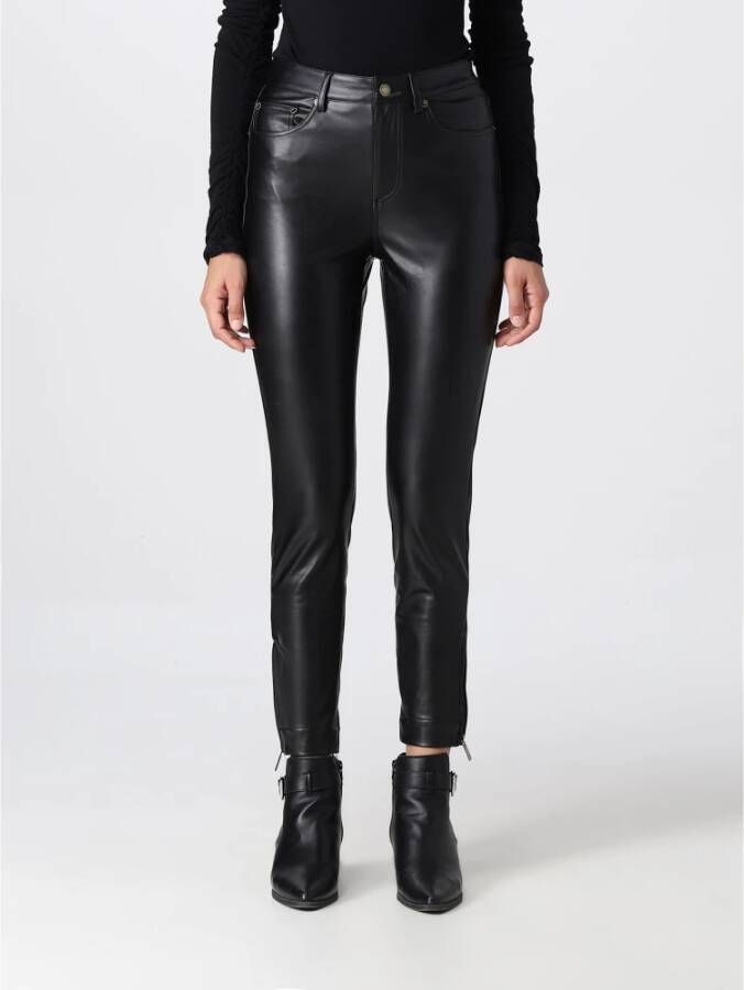 Michael Kors Slim-Fit Trousers Zwart Dames