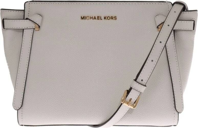 Michael Kors lederen schoudertas Mk5026 Wit Dames