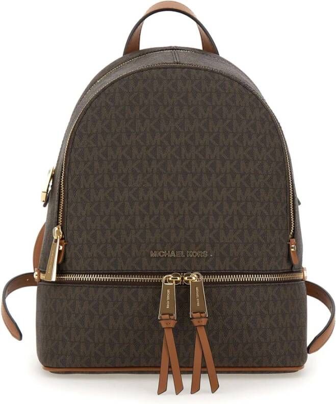 Michael Kors Leren rugzak voor vrouwen Brown Dames