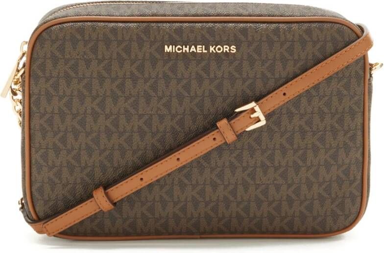 Michael Kors LG EW Crossbody Tas Bruin Dames