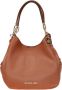 Michael Kors Piper Grote Leren Schoudertas Brown Dames - Thumbnail 12