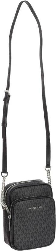 Michael Kors Jet Set Travel Chain Crossbody Tas Black Dames - Foto 2