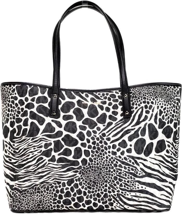 MICHAEL Kors Boodschappentas Jet Set Draagtas met dierenprint - Foto 3