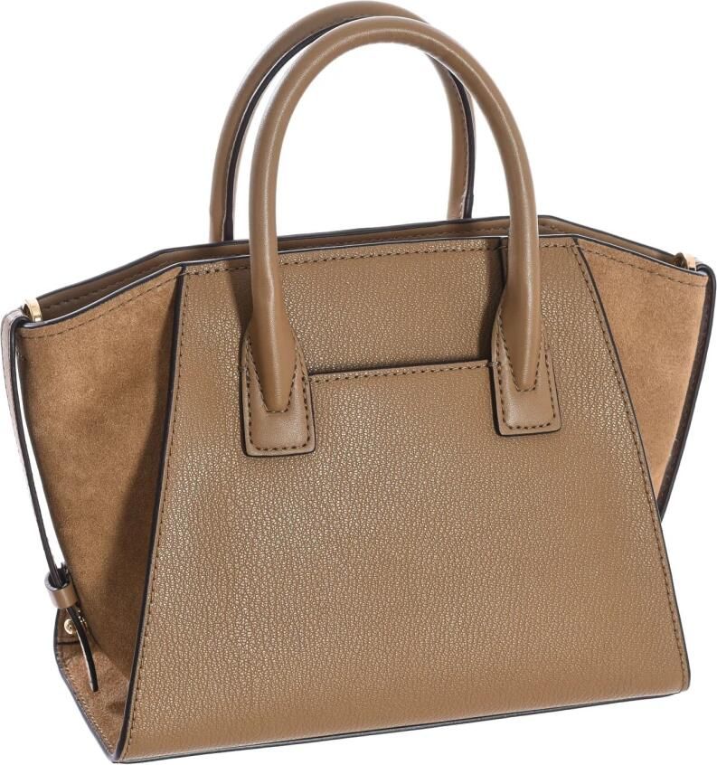 Michael Kors Avril Satchel lederen tas Brown Dames - Foto 4