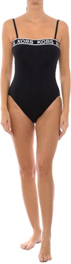 Michael Kors Badpak met vierkante halslijn Black Dames - Foto 4