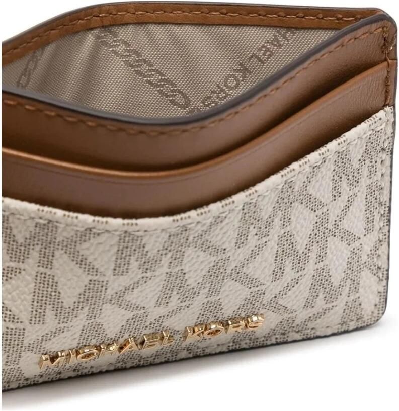 Michael Kors Beige Casual Kaarthouder Beige Dames
