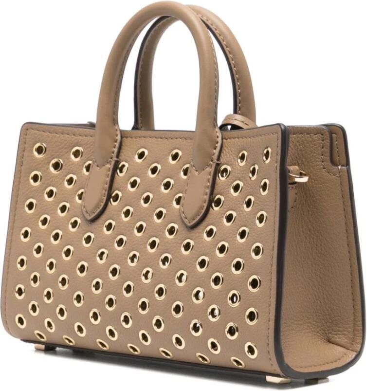 Michael Kors Beige schoudertas met magneetsluiting Beige Dames