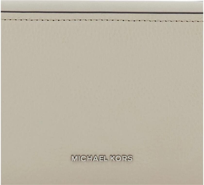 Michael Kors Beige Logo Schoudertas Vrouw Leer Beige Dames - Foto 5