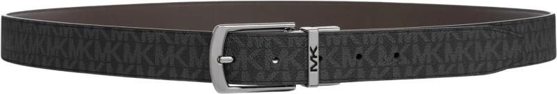 Michael Kors Zwarte leren riem met gesp Black Heren - Foto 3