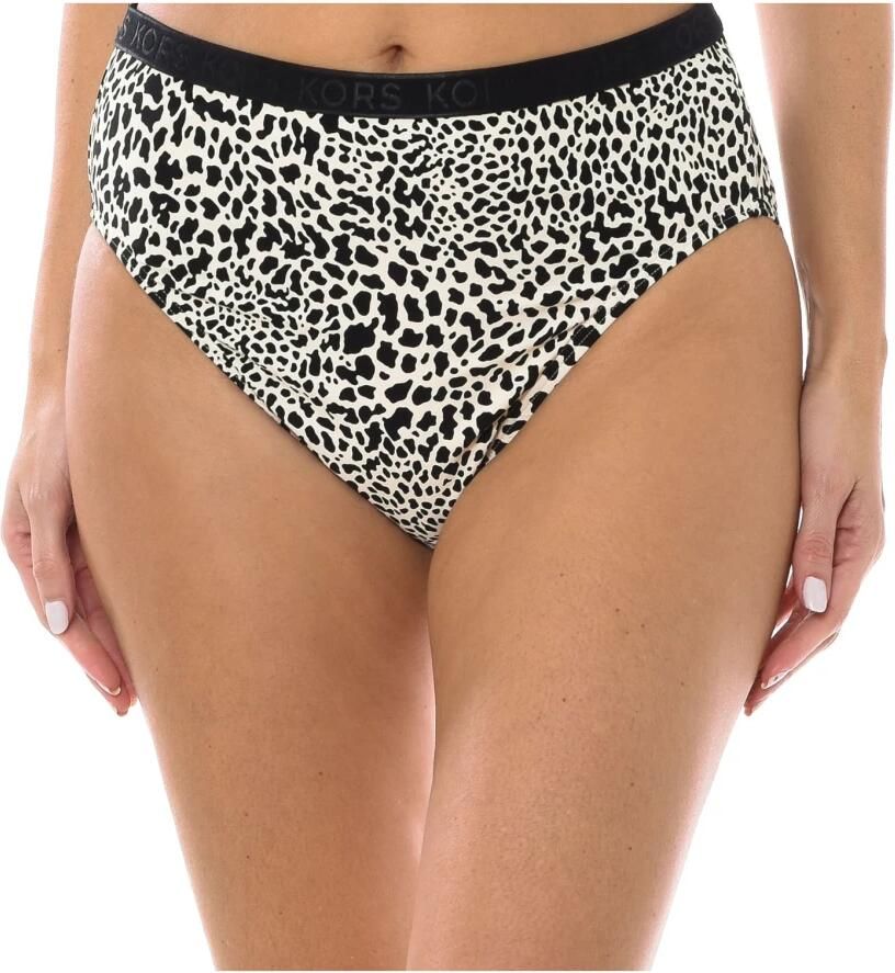 Michael Kors Bikini Bottom met Hoge Pijp Black Dames - Foto 4
