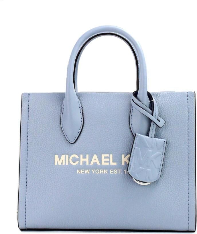 MICHAEL Kors Boodschappentas Jet Set Charm Medium Tote Lichtblauw Leer