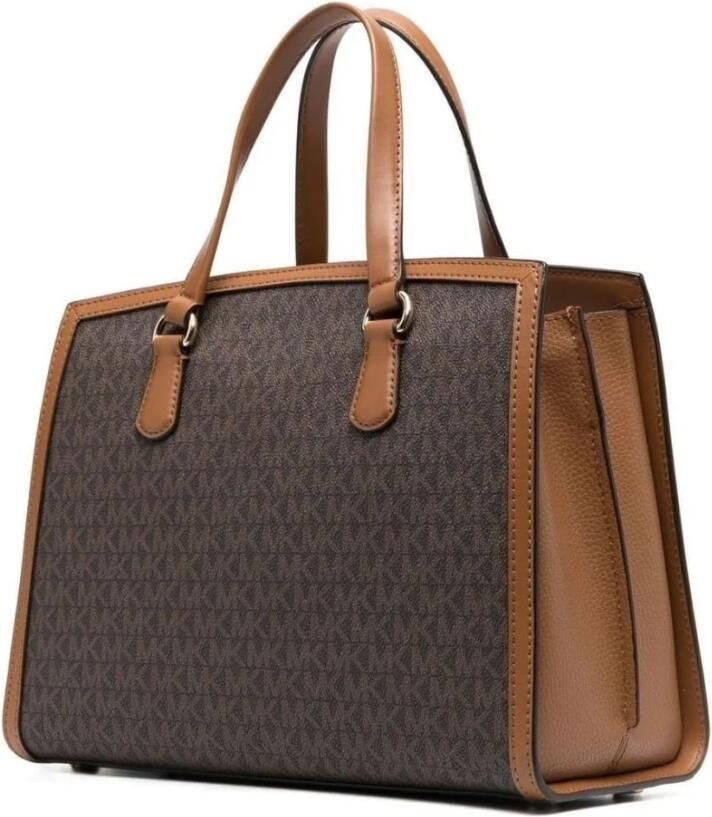 Michael Kors Bruine Satchel Handtas voor Vrouwen Brown Dames - Foto 5