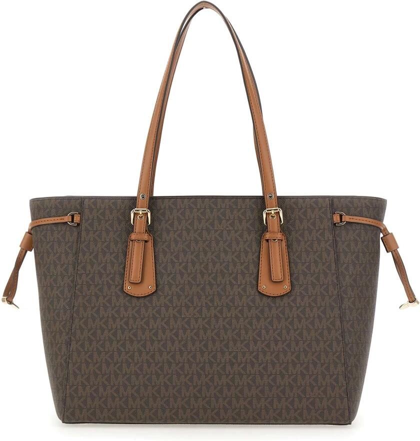 Michael Kors Crossbody bags Voyager Schultertasche Braun 30F8GV6T in bruin - Foto 4