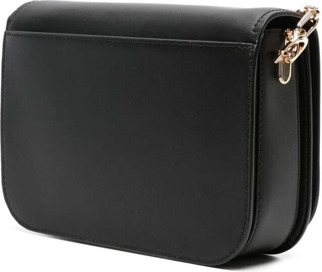 Michael Kors Zwarte Kalfsleren Tas met Gouden Hardware Black Dames - Foto 4