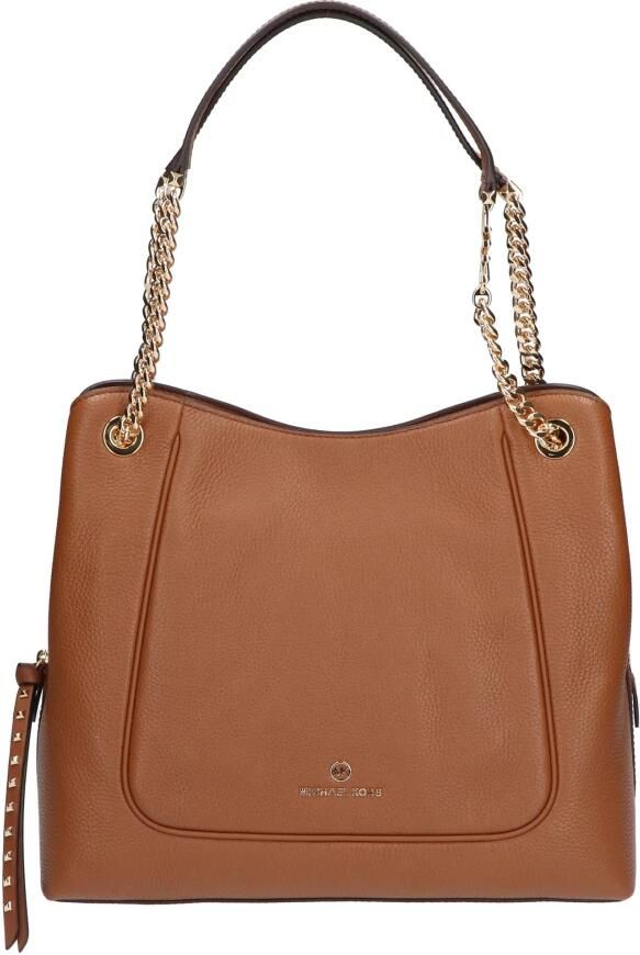 Michael Kors Hobo bags Piper Large Chain Shoulder Tote in bruin