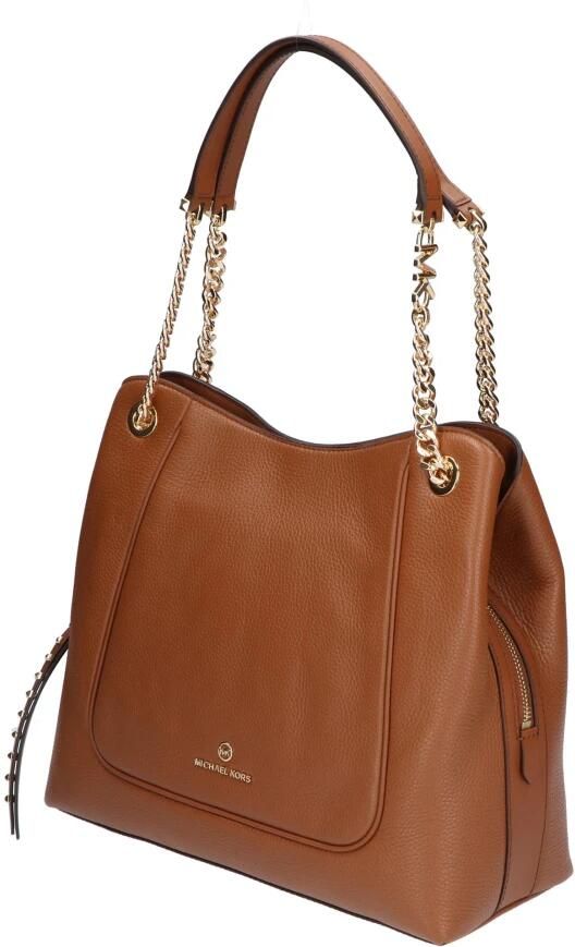 Michael Kors Hobo bags Piper Large Chain Shoulder Tote in bruin - Foto 3