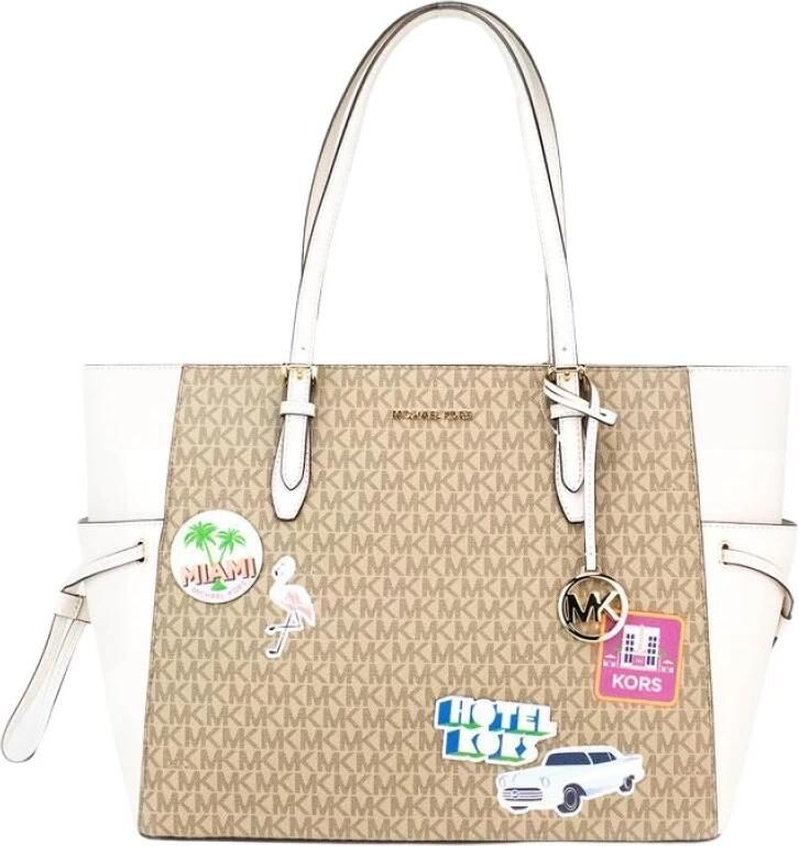 MICHAEL Kors Boodschappentas Jet Set Charm Grote Draagtas VanilleBruin