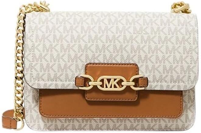 Michael Kors Shoppers Heather Large Shoulder Bag in crème - Foto 8