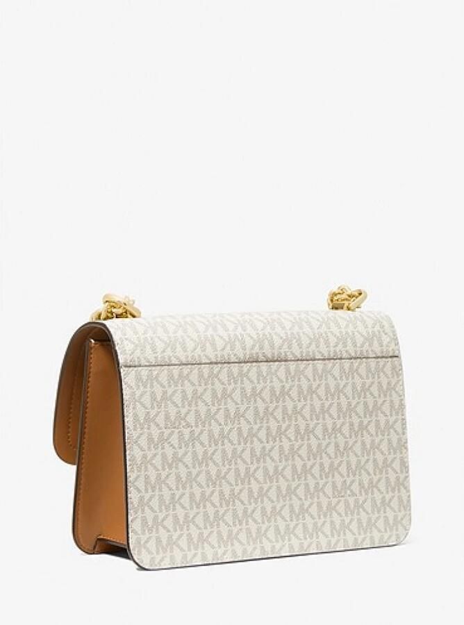 Michael Kors Shoppers Heather Large Shoulder Bag in crème - Foto 5