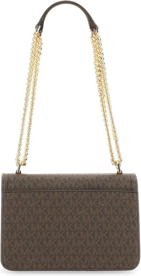 Michael Kors Shoppers Heather Large Shoulder Bag in bruin - Foto 5