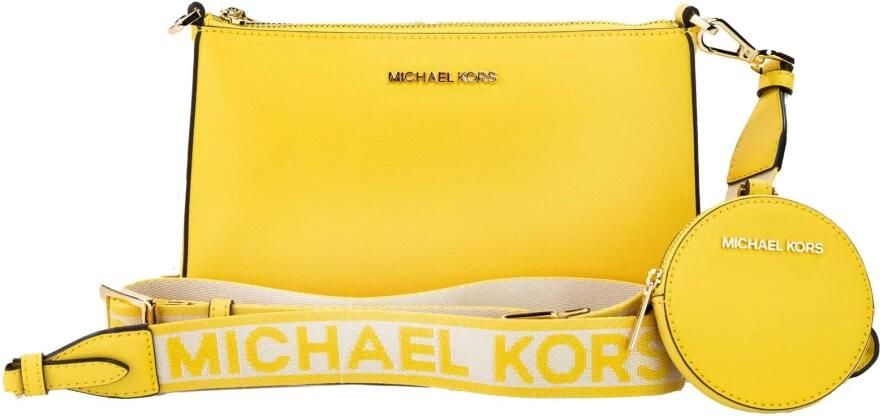 Michael Kors Crossbody Tech Attachment Tas Yellow Dames