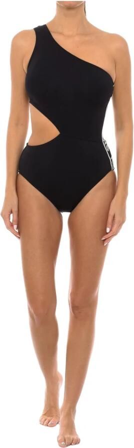 Michael Kors Cut-Out One-Shoulder Badpak Black Dames - Foto 4