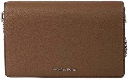 MICHAEL Kors Clutch met runderleer en labelapplicatie model 'JET SET' - Foto 3