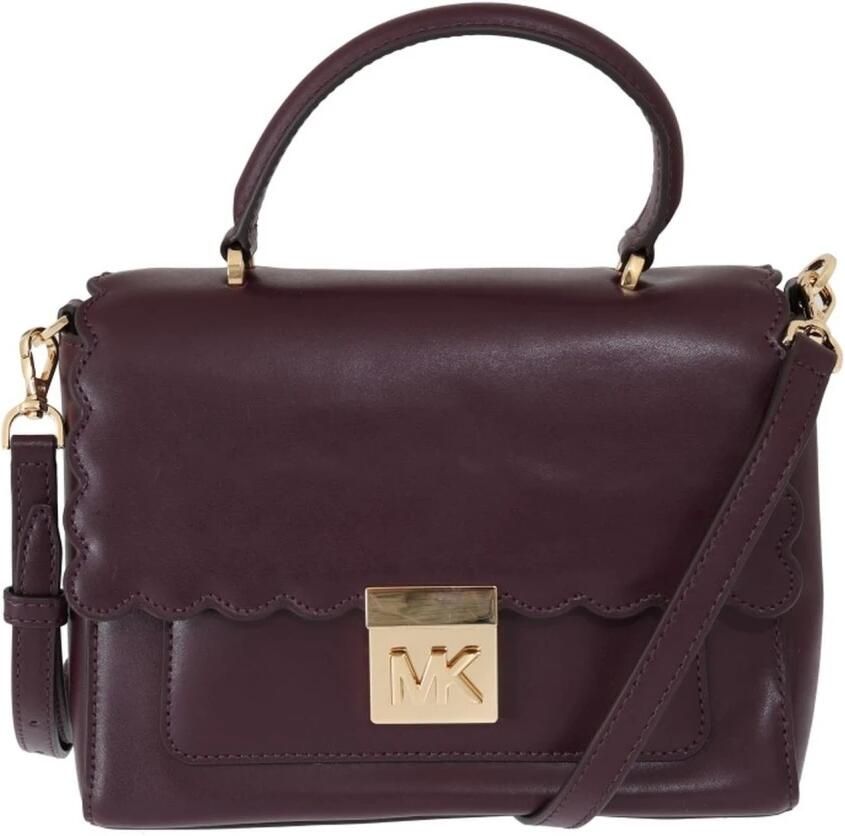Michael Kors Elegante leren schoudertas met magneetsluiting Purple Dames - Foto 6