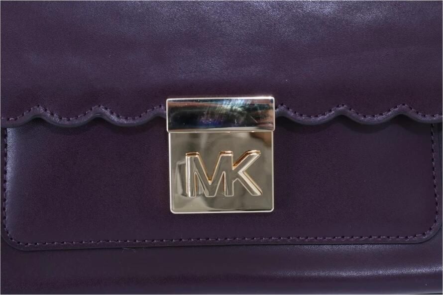 Michael Kors Elegante leren schoudertas met magneetsluiting Purple Dames - Foto 2