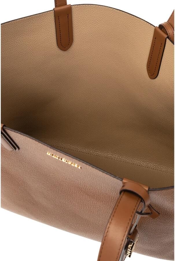 Michael Kors Bruine schoudertas van pebbled leer met bijpassende clutch Brown Dames - Foto 3