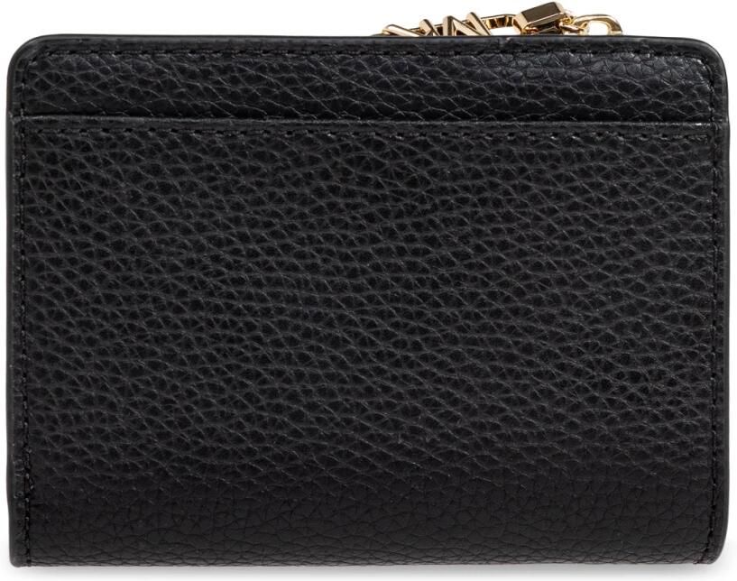Michael Kors Portemonnee van Gelaagd Leder met Druksluiting Black Dames - Foto 3