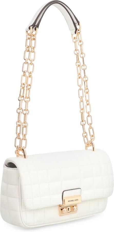 Michael Kors Gewatteerde leren schoudertas met ketting White Dames - Foto 7