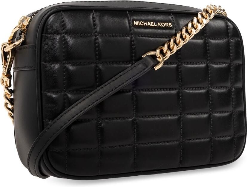 Michael Kors Jet Set Medium Quilted Leather Crossbody Bag Black Dames - Foto 5