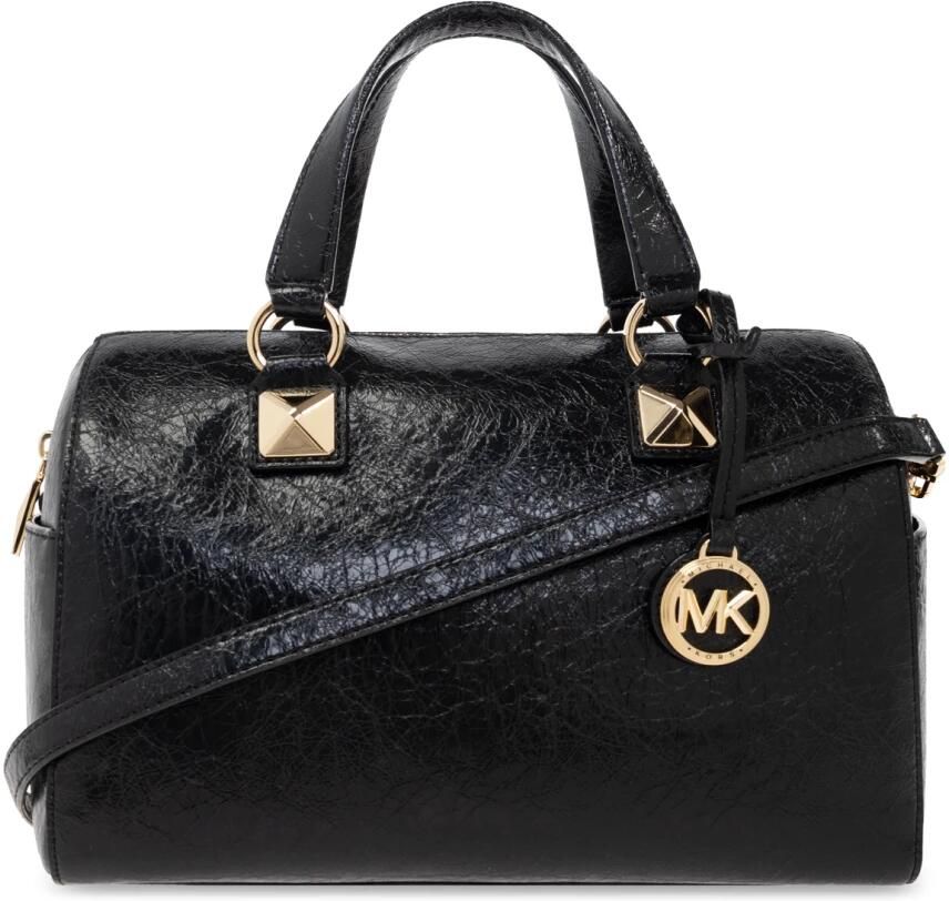 Michael Kors Satchels Md Duffle Satchel in zwart - Foto 4