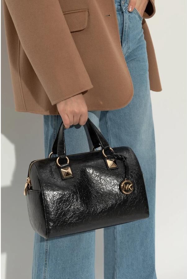 Michael Kors Satchels Md Duffle Satchel in zwart - Foto 7