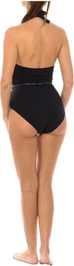 Michael Kors Halter Surplice Badpak Black Dames - Foto 2