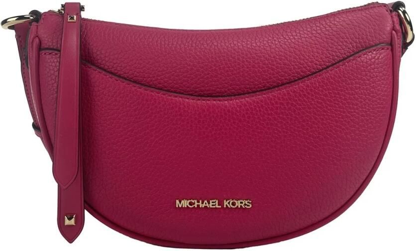 Michael Kors Halve Maan Crossbody Tas met Kaartsleuven Pink Dames - Foto 3