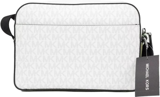 Michael Kors Handige Crossbody Tas met Meerdere Zakken White Dames