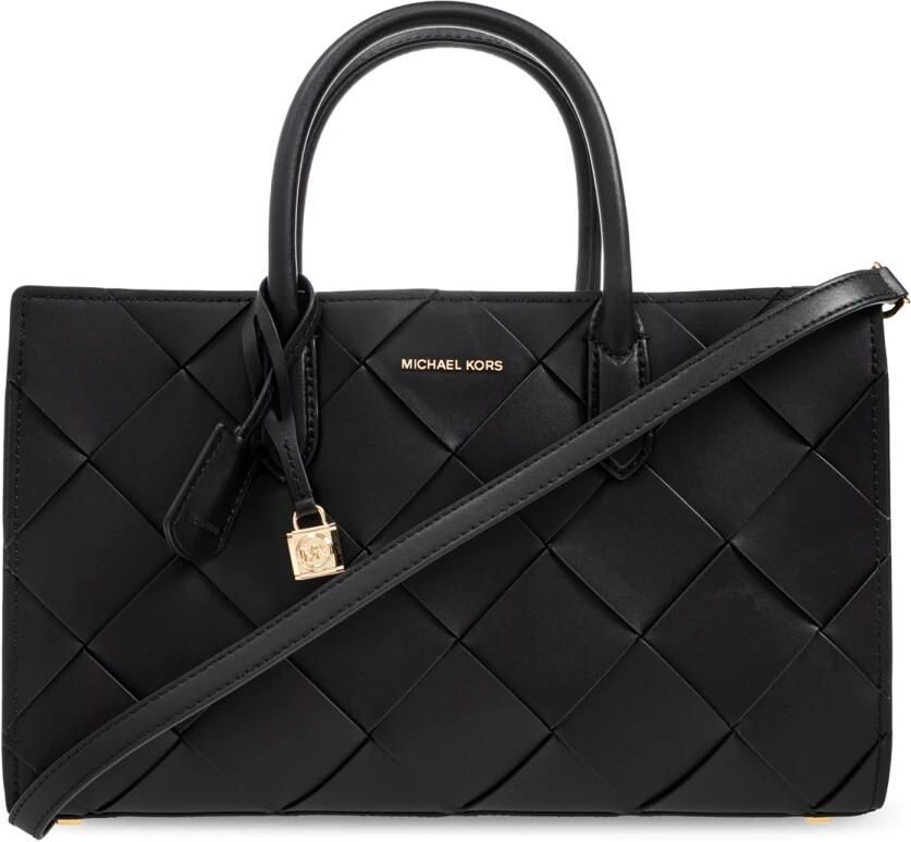 MICHAEL Kors Handtas met structuurmotief model 'SCARLETT' - Foto 5