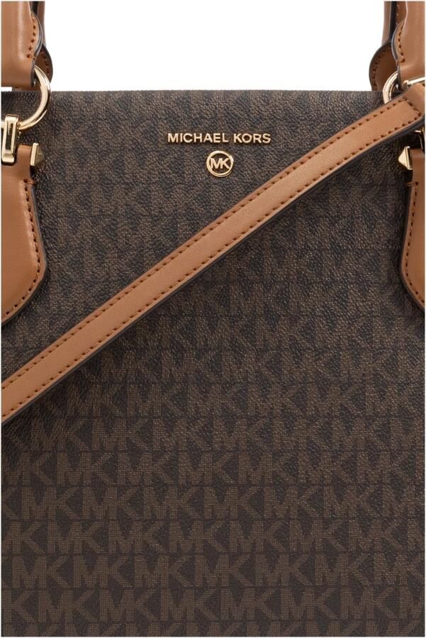 MICHAEL Kors Handtas met all-over labelprint model 'MARILYN' - Foto 6