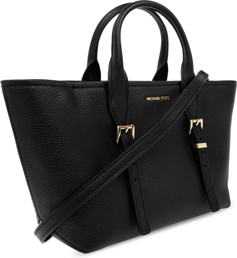 Michael Kors Handtas van gekorreld leer met afneembare schouderband Black Dames - Foto 6