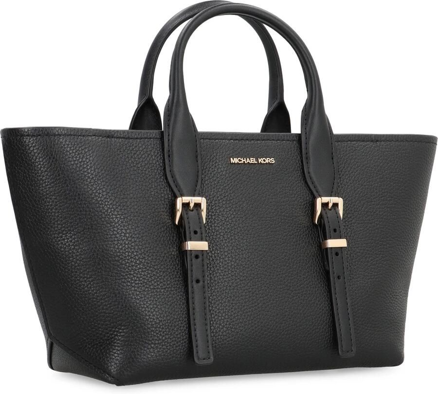 Michael Kors Handtas van gekorreld leer met afneembare schouderband Black Dames - Foto 5