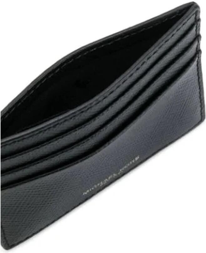 Michael Kors Harrison Crossgrain Lederen Portemonnee Black Heren - Foto 2