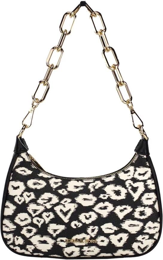 Michael Kors Hart Print Crossbody Pouchette Tas Multicolor Dames