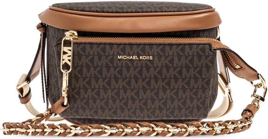 Michael Kors Crossbody bags Slater Medium Sling Pack Chain Messenger in bruin - Foto 6