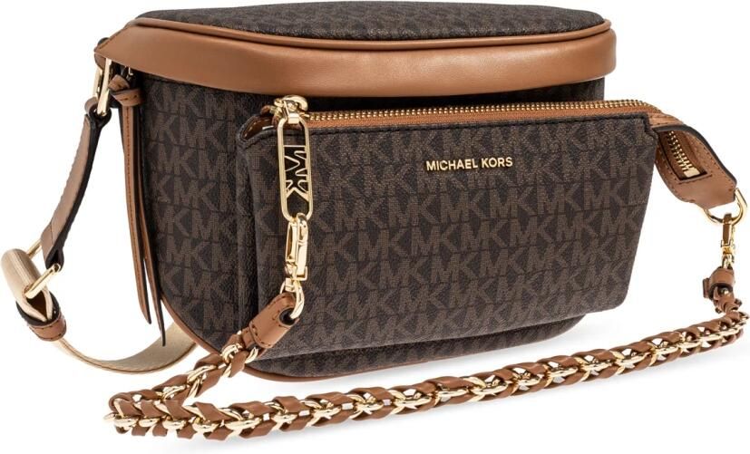 Michael Kors Crossbody bags Slater Medium Sling Pack Chain Messenger in bruin - Foto 5