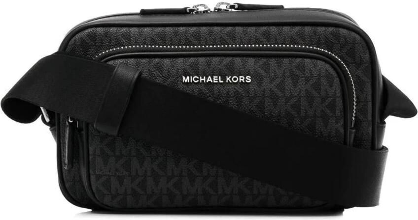 Michael Kors Hudson Logoboompje Camera Bag Met Portemonnee Black Heren - Foto 4